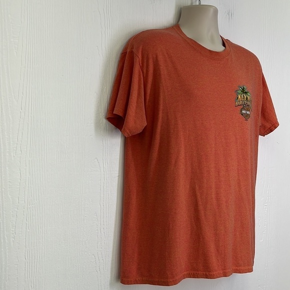 Harley Davidson - Key West Conch Republic Palm Tree & Pelicans Harley T Shirt LG - Picture 3 of 8